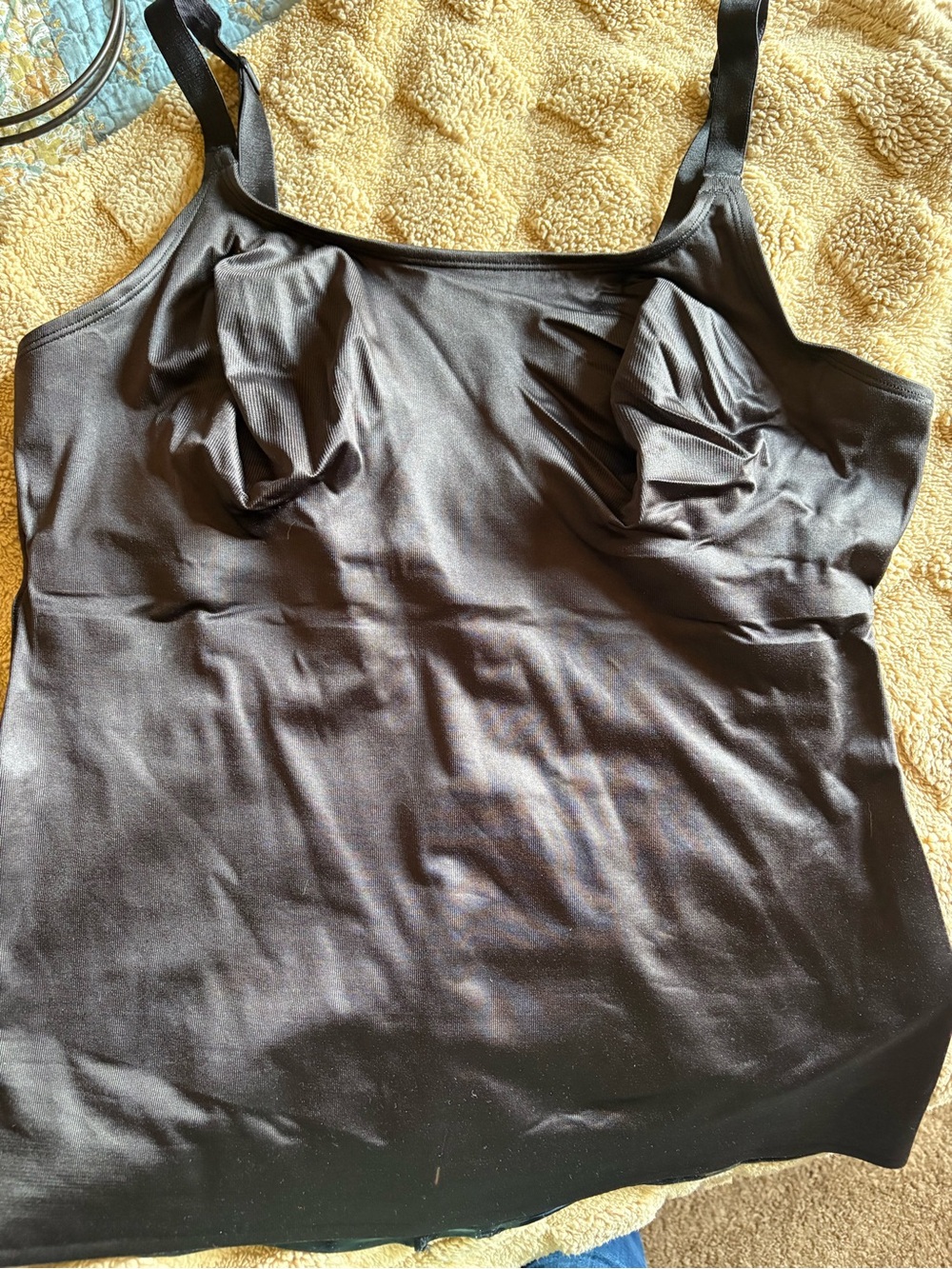 Ruby Ribbon Black Cami